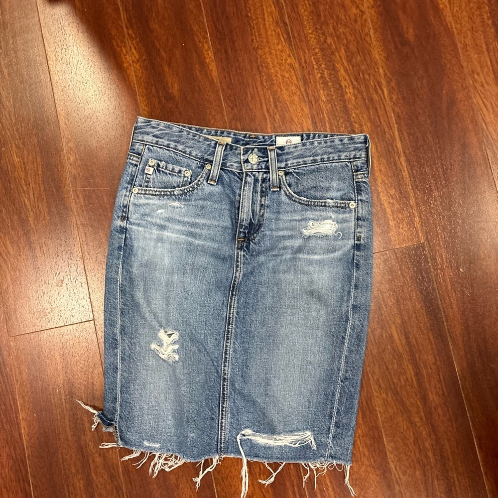 AG Adriano Goldschmied Denim Pencil Skirt